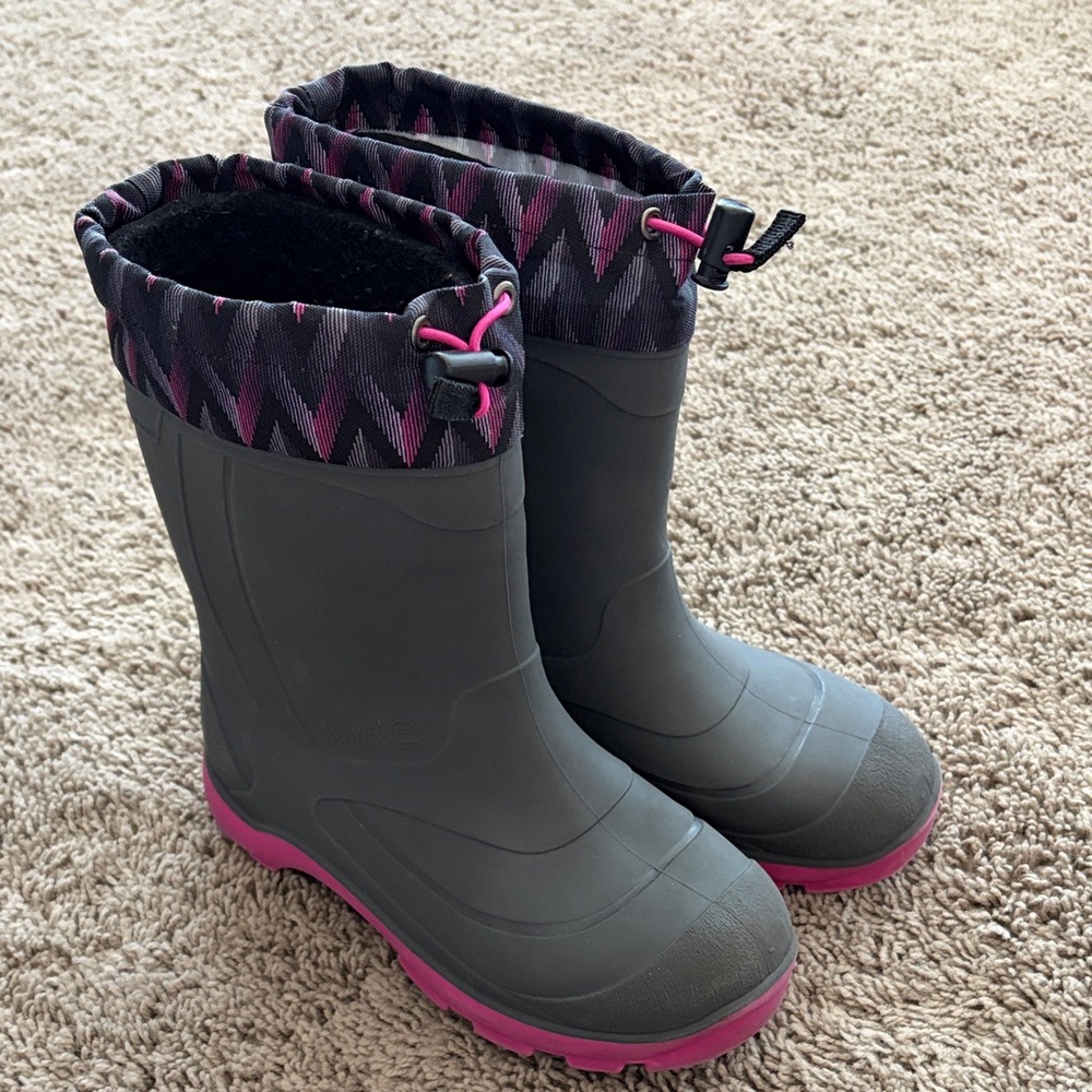 Kamik Kids SNOBUSTER 2 Winter Boots - Size 5 - Picture 2 of 6